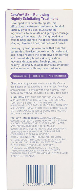 Thumbnail 3: CERAVE 1.7 oz Skin Renewing Nightly Exfoliating Treatment 