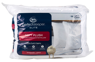 Thumbnail 1: Serta 2 Pk Soft Plush Bed Pillows 