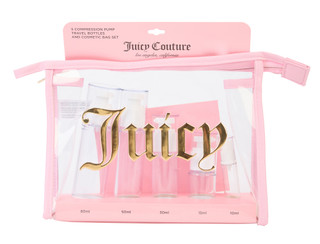 Thumbnail 2: Juicy Couture 5 Pc Travel Bottles and Cosmetic Bag 