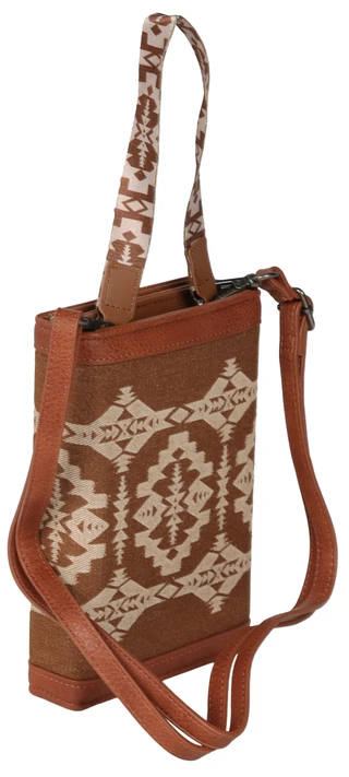 Thumbnail 2: Wrangler Fabric Tri-Fold Crossbody with Handle & Strap 
