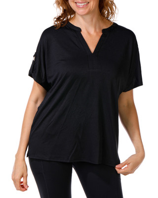 Thumbnail 1: PerSeption Concept Women's Split Neck Top 