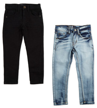 Thumbnail 1: True Indigo Little Boys 2 Pk Stretch Skinny Jeans 