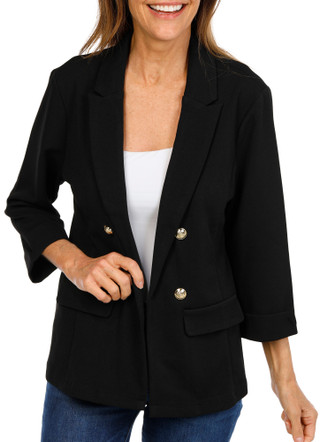 Thumbnail 1: Soho Apparel Women's Sailor Button Blazer 