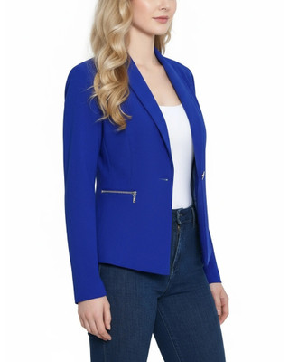 Thumbnail 2: Ny Collection Petite Cropped Crepe Blazer 