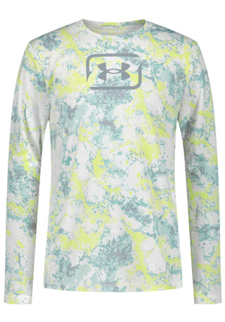 Thumbnail 2: Under Armour Big Boys Printed Camo Long Sleeve Shirt 