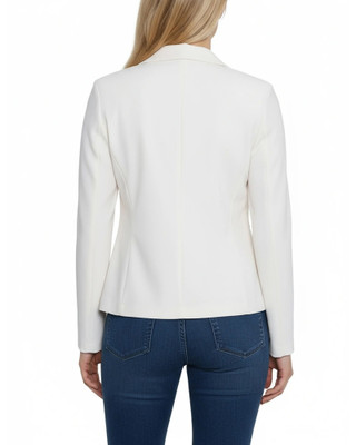 Thumbnail 2: Ny Collection Women's Solid Cropped Crepe Jacket 
