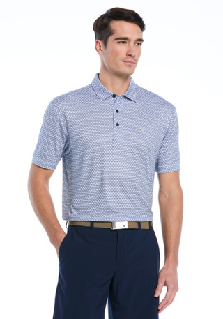 Thumbnail 2: Callaway Men's All Gradient Chevron Print Golf Polo 