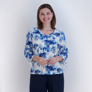 Thumbnail 1: Stella Parker Stella Parker Ruched 3/4 Sleeve Top 