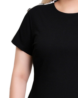 Thumbnail 4: Ny Collection NY Collection Petite Asymmetrical Hem Dress 