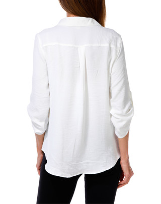 Thumbnail 2: Good Days Only Women's Solid Button Down Top  