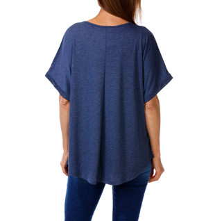 Thumbnail 2: SJS Women's Americana Eagle Studded Tee  