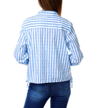 Thumbnail 2: Zac & Rachel Women's Stripe Print Button Down Top  