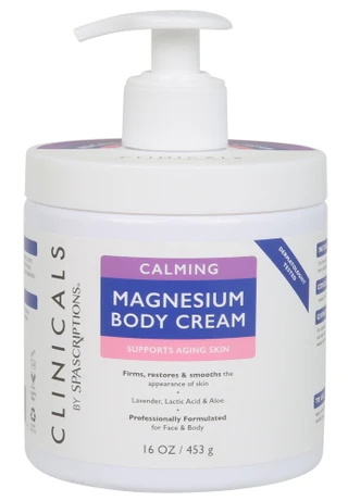 Thumbnail 1: SPASCRIPTIONS 16 oz Calming Magnesium Body Cream 
