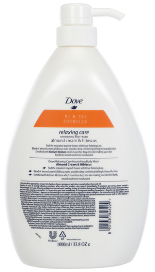 Thumbnail 2: DOVE 33 oz Almond Cream & Hibiscus Body Wash 