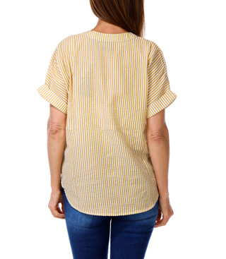 Thumbnail 2: LIV LOS ANGELES Women's Stripe Button Down Top  