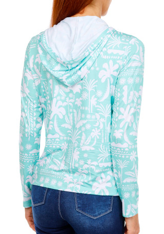 Thumbnail 2: Caribbean Joe Women's Active Full Zip Hoodie 