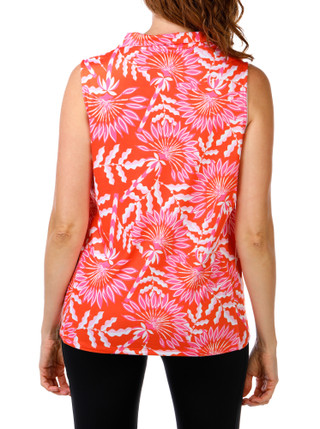 Thumbnail 2: Caribbean Joe Women's Petite Active Floral Top 