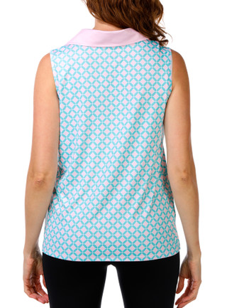 Thumbnail 2: Women's Petite Tile Print Top 