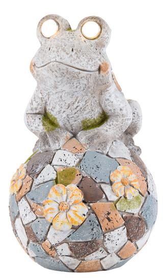 Thumbnail 1: 14 in Stone Frog Garden Accent  