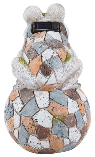 Thumbnail 2: 14 in Stone Frog Garden Accent  