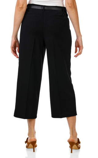 Thumbnail 2: Soho Apparel Women's Wide Leg Crop Pants 