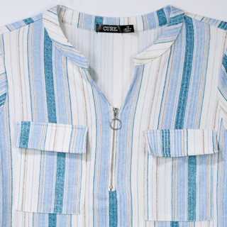 Thumbnail 2: Cure. Women's Stripe Print Top  
