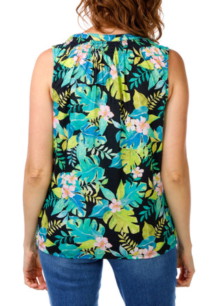 Thumbnail 2: Stella Parker Women's Sleeveless Floral Top 