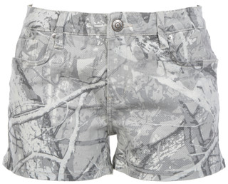 Thumbnail 1: YMI Juniors Camo Print 5 Pocket Shorts 