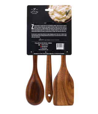 Thumbnail 3: 3 Pk Teakwood Utensils 