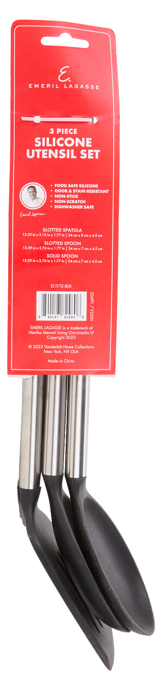Thumbnail 2: Emeril Lagasse 3 Pc Silicone Utensil Set 