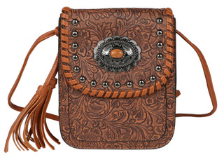 Thumbnail 1: Anneliese Tooled Front Crossbody  