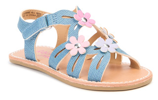 Thumbnail 1: Rachel Shoes Toddler Girls Lil Ivonne Flower Sandals 