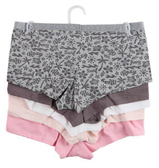 Thumbnail 2: ROXY Junior's 5 Pk Boy Short Panties 