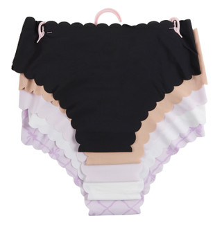 Thumbnail 2: COZY COUTURE Juniors 5 Pk Scalloped Hipster Panties 