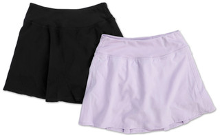 Thumbnail 1: 90 Degree Big Girls Active 2 Pk Pleated Tennis Skorts 