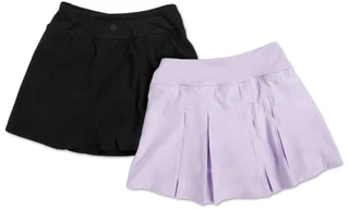 Thumbnail 2: 90 Degree Big Girls Active 2 Pk Pleated Tennis Skorts 