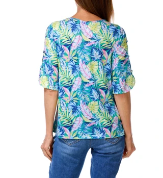 Thumbnail 2: Stella Parker Women's Tropical Floral Print  