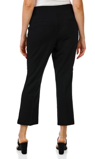 Thumbnail 2: Soho Apparel Women's Scuba Crepe Kick-Flare Pants 