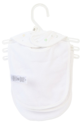 Thumbnail 3: Little Me Baby 3 Pk Gentle World Bibs 
