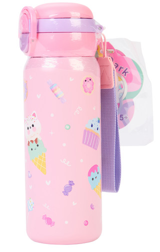 Thumbnail 2: HOT FOCUS 15 oz Stainless Steel Water Bottle 