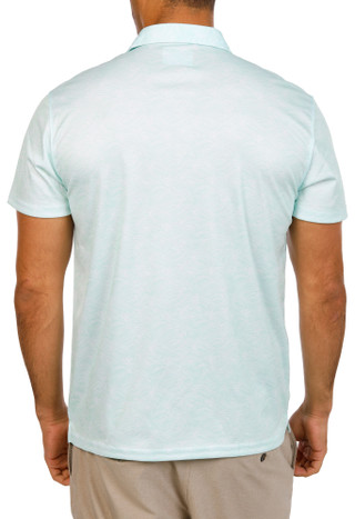 Thumbnail 2: Xcaster Outdoor Men's Waves Print Polo Shirt 