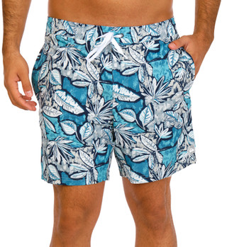 Thumbnail 1: QUICKSILVER WATERMAN Men's Tropical Print Swim Shorts 