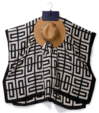 Thumbnail 1: ADRIENNE VITTADINI Women's 2 Pc Kimono & Hat Set 