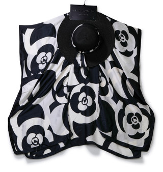 Thumbnail 1: MAX STUDIO Women's 2 Pc Kimono & Hat Set 
