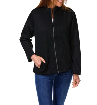 Thumbnail 1: Onque Casual Women's Solid Quilted Jacket  