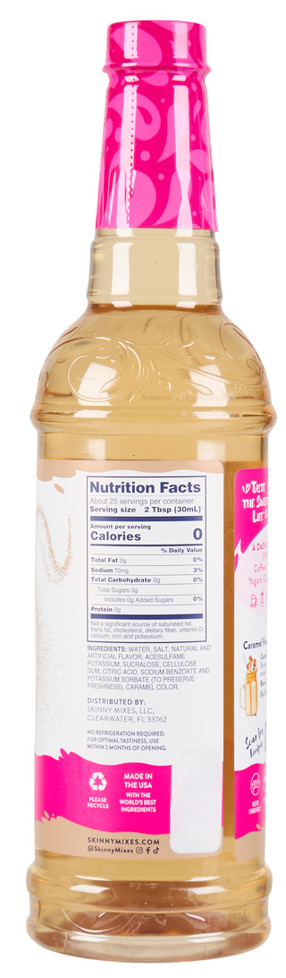 Thumbnail 2: Jordan's Skinny Syrup 25 oz Caramel Pecan Skinny Syrup 