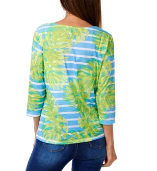 Thumbnail 2: Onque Casual Women's Floral Print Sequins Top  