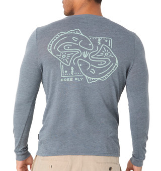Thumbnail 3: Free Fly Free Fly Mens Outdoor Long Sleeve Dueling Reds Shirt 