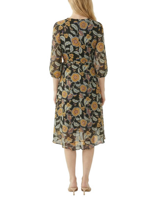 Thumbnail 2: Ny Collection Women's Chiffon Handkerchief Hem Midi Dress 