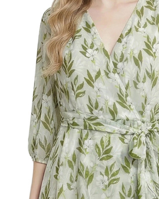 Thumbnail 3: Ny Collection Women's Chiffon Handkerchief Hem Midi Dress 